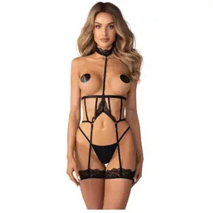 Obsessive Harness Zwart pas cher