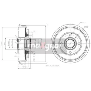 Maxgear Remtrommel
