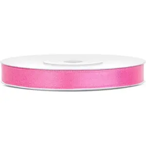 Partydeco Merkloos / Sans marque Satijn Lint Roze 6mm 25m pas cher