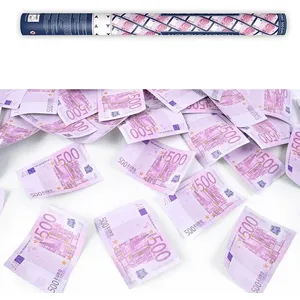 PartyDeco CANON À CONFETTIS BILLET DE 500  60 CM pas cher