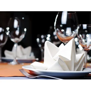 PartyDeco """Servetten, wit, 35 x 35cm (1 zakje met 25 stuks)""" pas cher