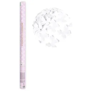 PARTYDECO Canon à confettis avec papillons blancs pas cher