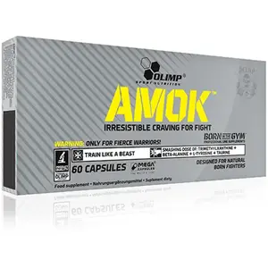 Amok Olimp Nutrition 60 Caps - 60 CapsVendu parbol