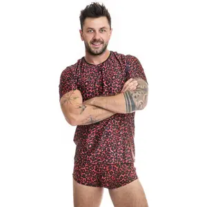Anais, Hommes, T-shirt, T-shirt "Tribal" pour homme, Rouge, (M) pas cher
