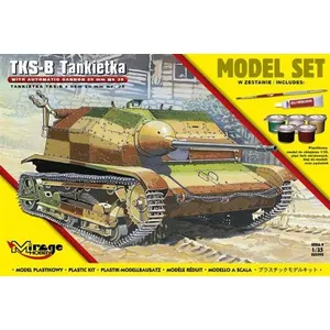 Comparateur de prix : Tankette Tks-b(w/automatic Cannon 20mm Mk.38) (model Set)- 1:35e - Mirage Hobby