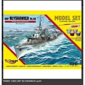 Comparateur de prix : Orpblyskawica-wz.44(polish Destroyer Wwii)(model Set)- 1:400e - Mirage...