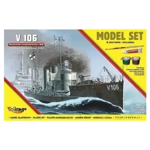 V 106 German Wwi Torpedo Ship(model Set - 1:400e - Mirage HobbyVendu parfnac-be