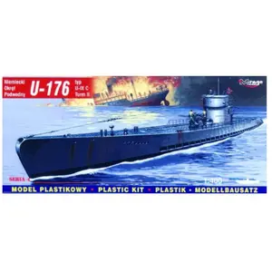 Comparateur de prix : Deutsches U-boot U 176 Typ Ix C - 1:400e - Mirage Hobby
