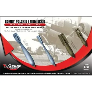 Comparateur de prix : German Wwi Bombs 1918-1939 & 1914-1918- 1:48e - Mirage Hobby