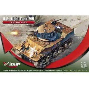 U.s. Light Tank M5 tunisia 1942 - 1:72e - Mirage HobbyVendu parfnac-be