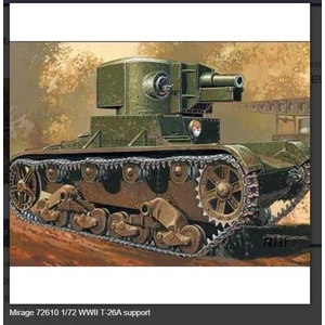 Bouwpakket Mirage-Hobby Mirage 72610 1/72 WWII T-26A support tank 76.2mm pas cher