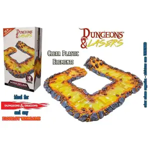 Archon Studio Dungeons & Lasers Expansion Set: MODULAR LAVA pas cher