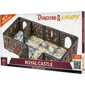 Dungeons and Lasers - ROYAL CASTLE - RPG Terrein - Roleplaying Games - Geschikt voor DND 5E