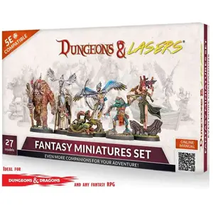 Archon Studio Dungeons & Lasers - Ensemble de miniatures de fantaisie ... pas cher