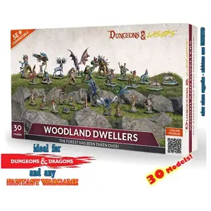 Archon Studios Dungeons and Lasers - WOODLAND DWELLERS - RPG Terrein - Roleplaying Games - Geschikt voor DND 5EVendu parbol