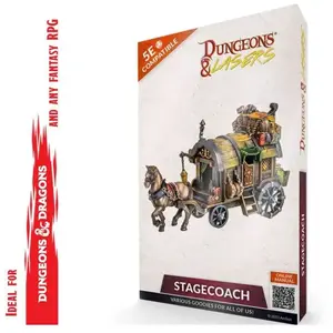 Archon Studios Dungeons and Lasers - STAGECOACH - RPG Terrein - Roleplaying Games - Geschikt voor DND 5E pas cher