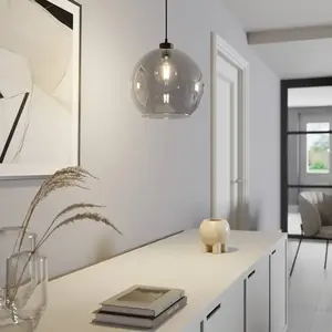 EULUNA Suspension Cubus, À 1 Lampe, Graphite pas cher