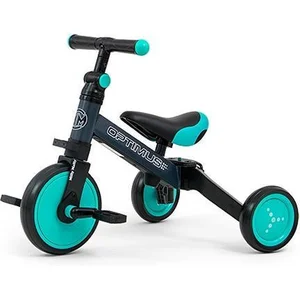 Milly Mally Optimus 3-in-1 - Loopfiets - Jongens en meisjes - Mintgroen pas cher