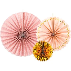 PartyDeco Roze Goud 3 stuks pas cher