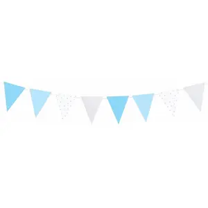 Partydeco - Vlaggenlijn First Birthday Boy pas cher