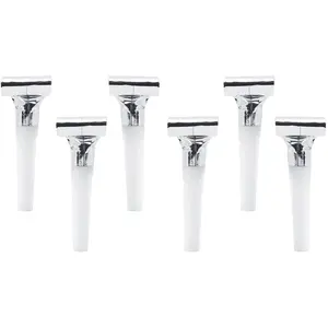 Party-Decoration Partydeco - Roltongen Zilver (6 stuks) pas cher