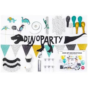 PartyDeco Feestpakket Dinosaurus | Kinderfeestje Dino's | 32-delig pas cher