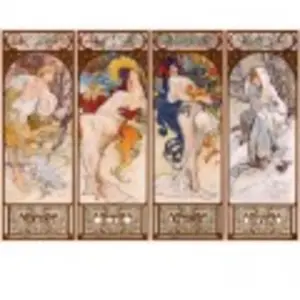 Interdruk Puz1000A1M Puzzle Mucha 67 x 48 cm