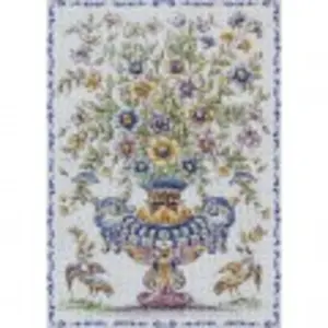 Interdruk Art on Tiles - Vase Fleuri 385413 pas cher