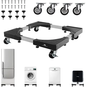 Support mobile pour lave-linge Maclean blocage des roulettes 700-900mm... pas cher