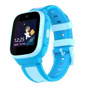 Smartwatch - myPhone - CareWatch Kid LTE - 4G LTE - GPS - Étanchéité légère - Bleu pas cher