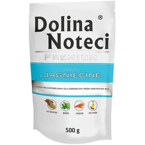 10x500g Dolina Noteci Premium, agneau, nourriture humide pour chiens pas cher