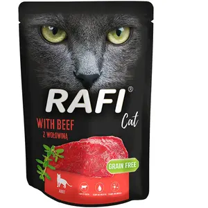Dolina Noteci RAFI Cat Boeuf Nourriture pour chat 300 g pas cher