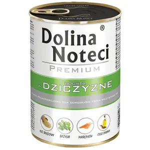 24x400g Dolina Noteci Premium, venaison, nourriture humide pour chiens