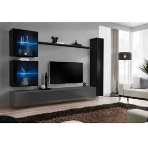 Ensemble Mural - Switch Xviii - 2 Vitrines Led - 1 Vitrine Verticale -... pas cher