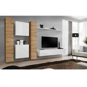 AC-DÉCO Ensemble Mural - Switch Vi - 2 Vitrines Verticales - 1 Vitrine... pas cher