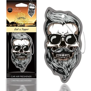 Aroma Car Dia De Los Muertos Air Freshener - Oud & Pepper Skull pas cher