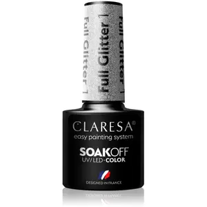 Claresa, Vernis à ongles, SoakOFF UV/LED Gel FULL Glitter 1.5ml (Vernis semi-permanent) pas cher
