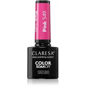 Claresa, Vernis à ongles, 549 Vernis à ongles UV rose 5ml (Pink, Verni... pas cher