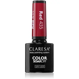Claresa, Vernis à ongles, SoakOFF UV/LED Gel Rouge 435 5ml (Rouge, Ver...