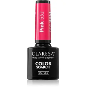 Claresa, Vernis à ongles, Rose semi-permanent 532 5ml (Pink) pas cher
