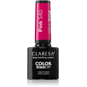 Claresa, Vernis à ongles, Soak Off Uv/Led Pink Gel Polish 540 5G (Pink... pas cher