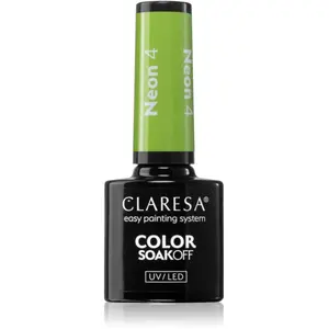 Claresa, Vernis à ongles, Soak Off Uv/Led Gel Polish néon 4 5G (Néon, Vernis semi-permanent) pas cher