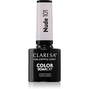 Claresa, Vernis à ongles, Gel Soak Off Uv/Led Nude English 101 5G (Beige, Vernis couleur) pas cher
