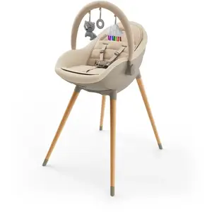 Kinderkraft Chaise haute FINI UP 2 en 1 beige KHFINIUPBEG0000