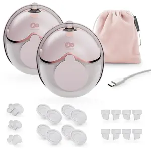 MAMAFLOW DOUBLE - Borstkolf - 2 cups - instelbaar 9 niveaus - Roze