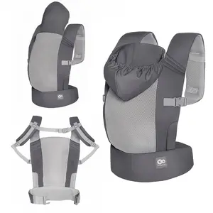 Kinderkraft Porte-bébé ergonomique CARRYBEE gris KNCABE00GRY0000 pas cher