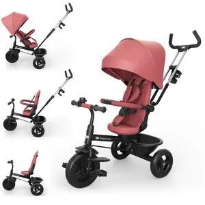 Comparateur de prix : Kinderkraft Tricycle ASTON 2 PLUS rose KRASTO02PNKPL00
