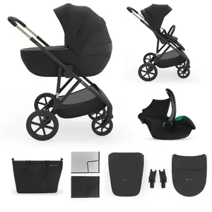 Comparateur de prix : Kinderkraft Chariot multifonction 3en1 PRIME 3 noir KSPRIM03BLK3000