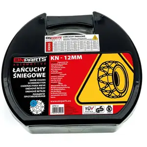 Chaînes à neige pour roues/pneus 14-18 pouces KN90 Ö-Norm TÜV 12 mm, 2... pas cher