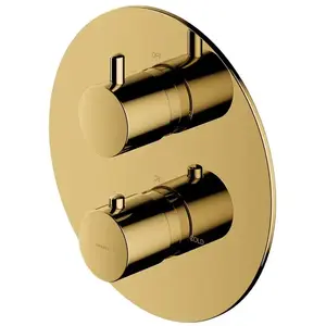 Omnires, Robinetterie de salle de bains, Thermostatique de douche et bain encastré, élément extérieur pas cher